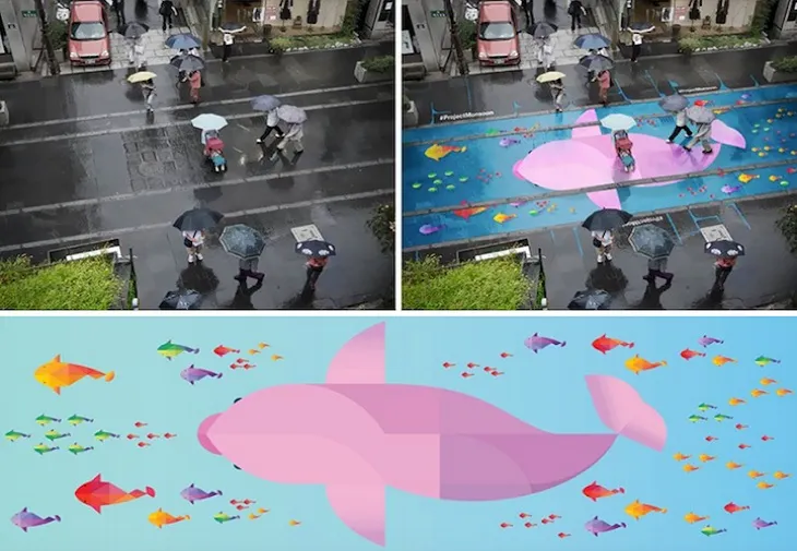 Șoselele din Seul se vor transforma în râuri colorate atunci când vine musonul