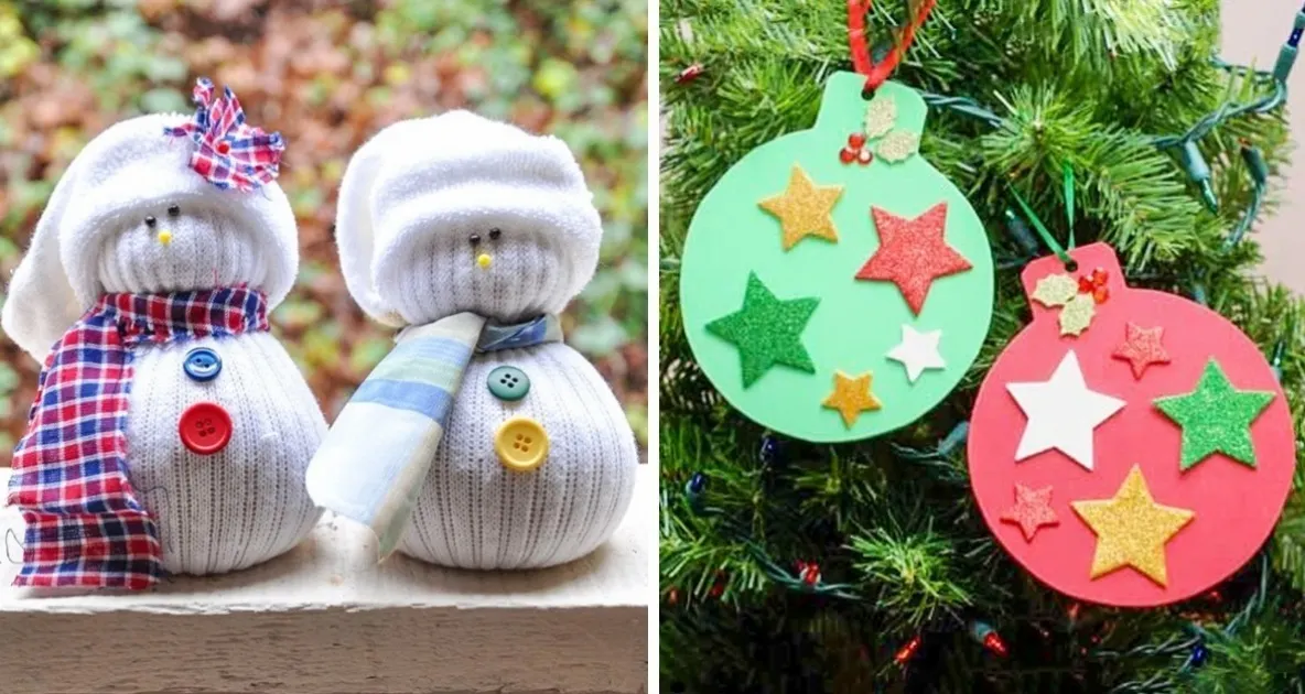 Decorațiuni de Crăciun superbe pe care le puteți realiza împreună cu copiii