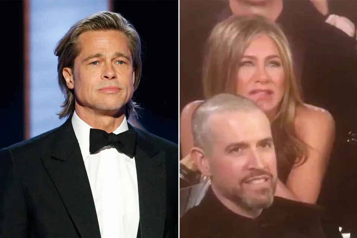 Reacția actriței Jennifer Aniston la discursul de acceptare al lui Brad Pitt la Globurile de Aur 2020