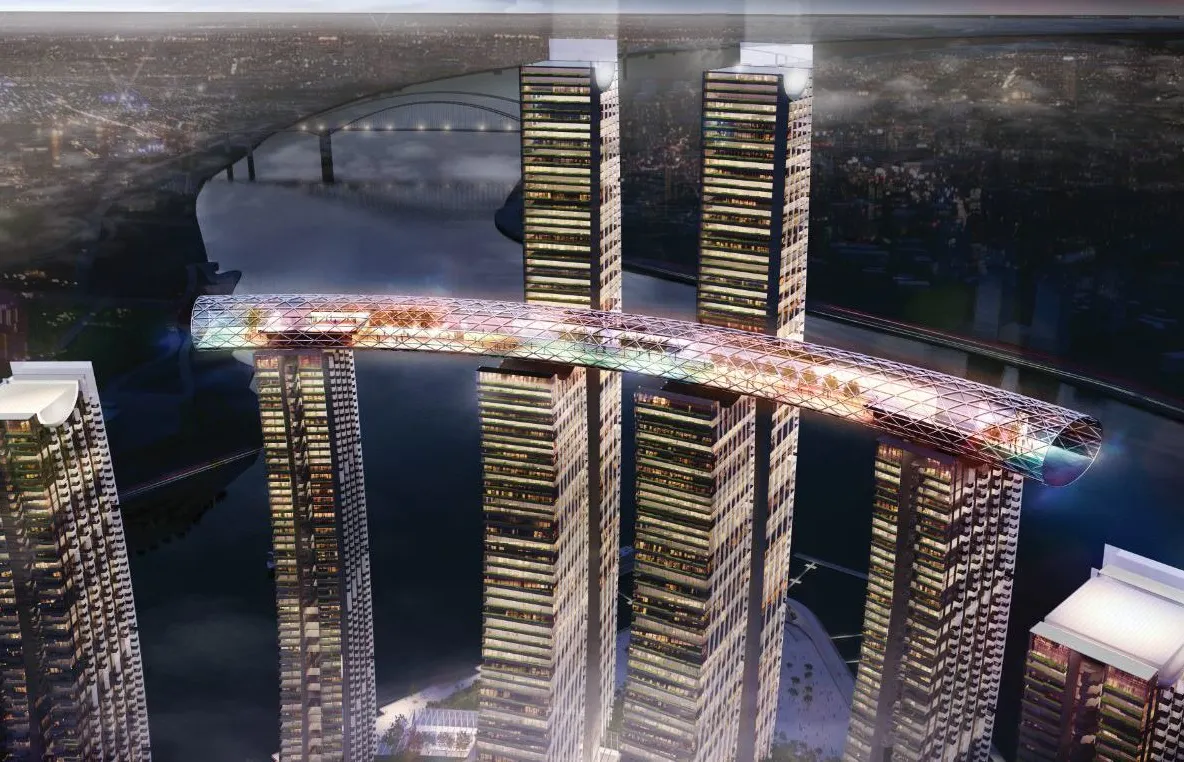 Minune arhitecturală. China a inaugurat cel mai înalt zgârie-nori orizontal