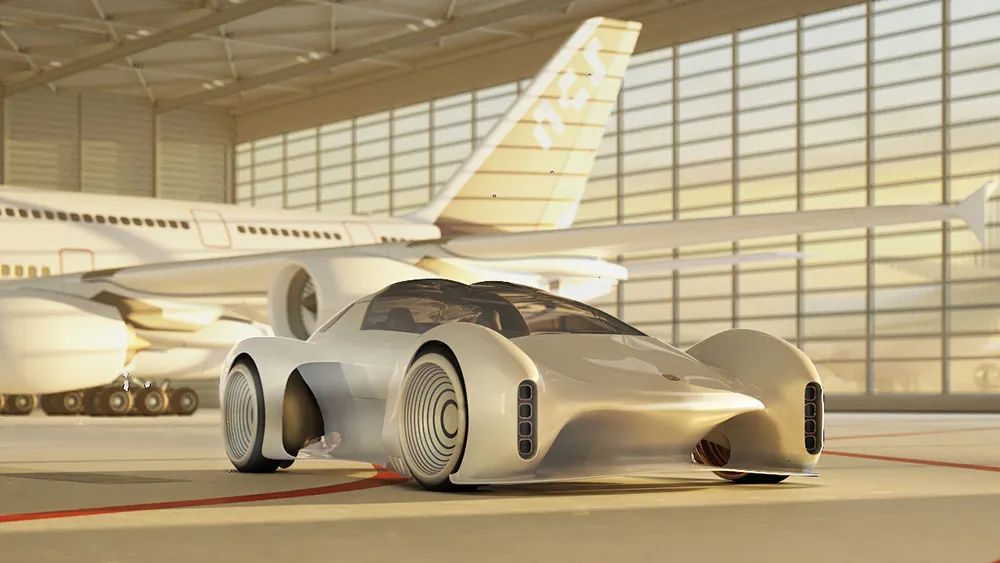 Porsche 411: noul concept electric se va încărca singur în timp ce-l conduci
