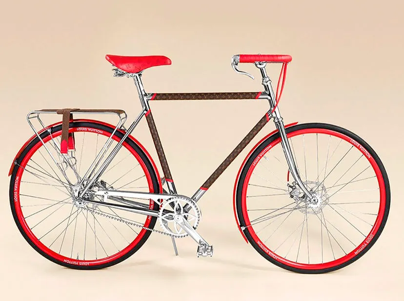 Plimbare cu stil pe bicicleta Louis Vuitton