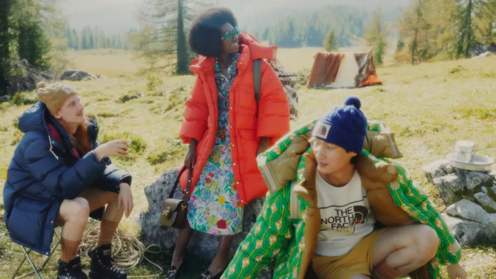 Gucci și The North Face explorează exteriorul extraordinar pentru prima lor colaborare