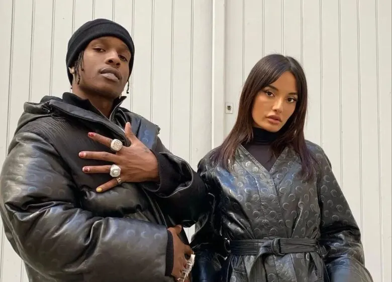 Amina Muaddi și A $ AP Rocky au lansat mult așteptata colecție de pantofi