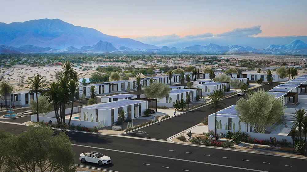 Primul cartier de case scoase la imprimantă, construit în California