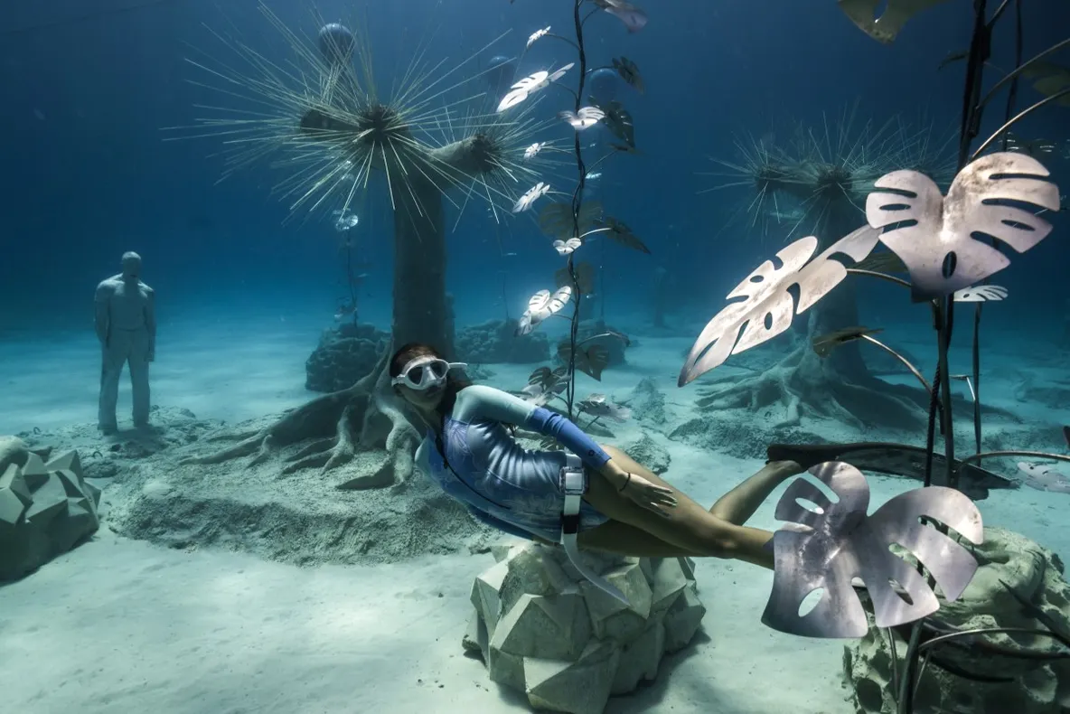 Primul parc de sculpturi subacvatice din lume se află în Marea Mediterană