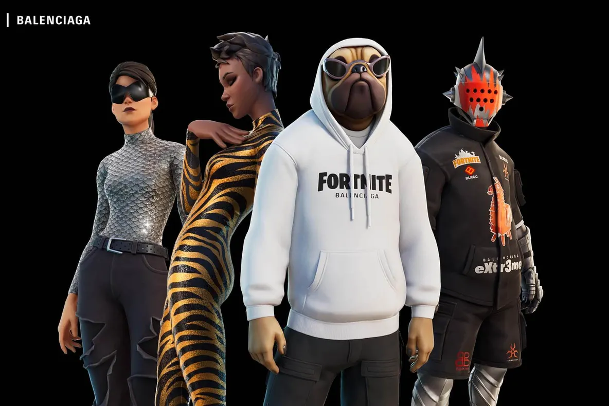 Personajele Fortnite se îmbracă de la Balenciaga