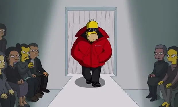 Balenciaga a adus Simpsonii pe podium la Săptămâna Modei din Paris