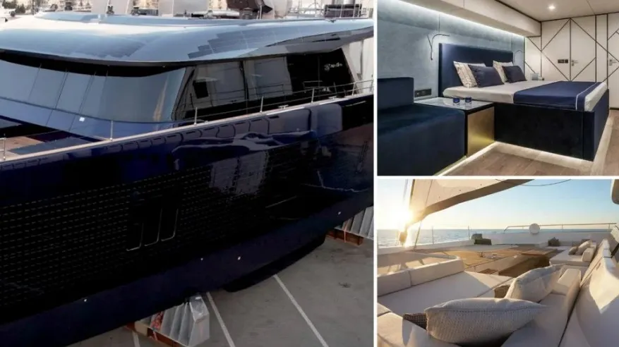 Un Porsche Taycan al mărilor. Cum arată cel mai avansat catamaran de lux din lume