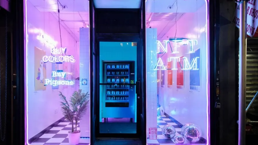 Primul automat NFT din lume a fost instalat la New York