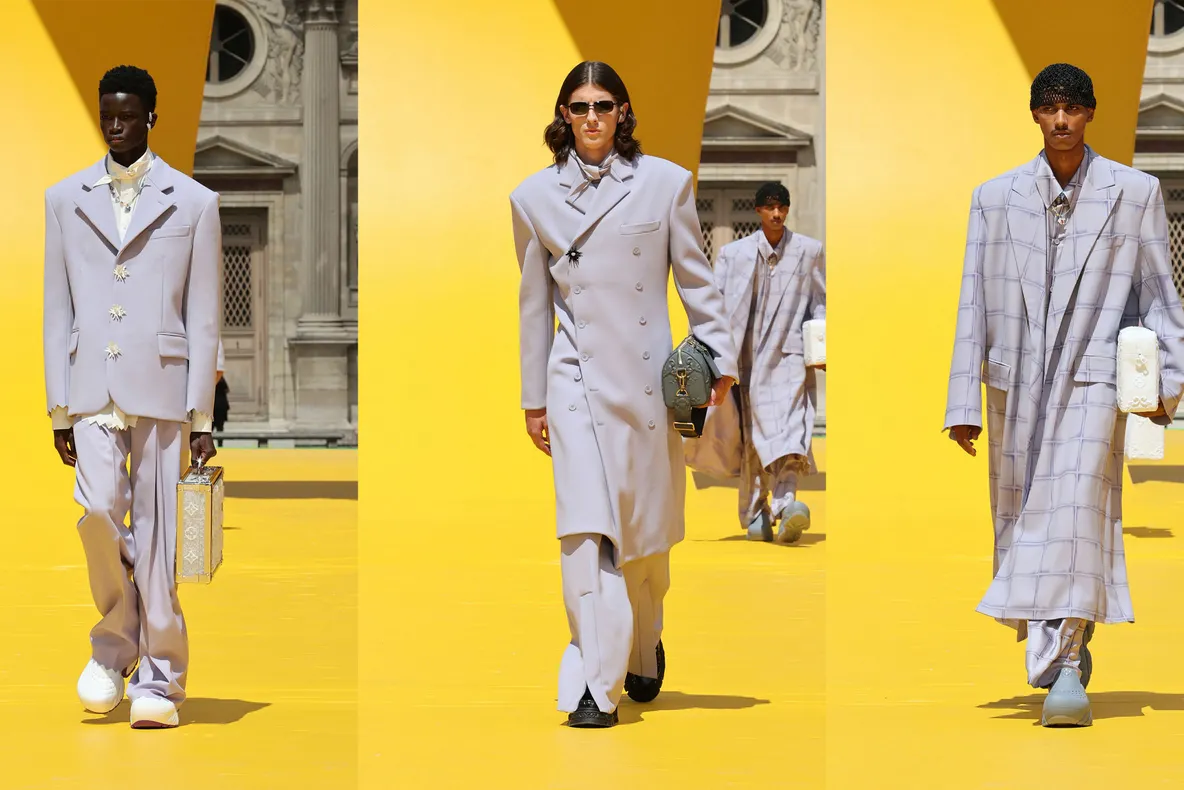 Louis Vuitton continuă să sărbătorească moștenirea lui Virgil Abloh în colecția de îmbrăcăminte pentru bărbați SS23