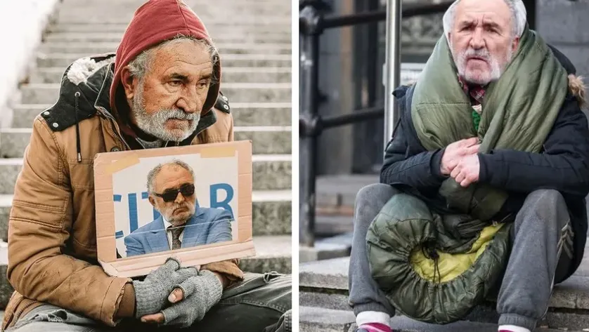 Ion Țiriac, prima reacție când a văzut imaginea cu el deghizat în cerșetor