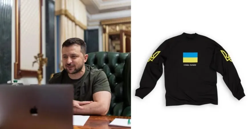 Balenciaga a dezvăluit un tricou caritabil de 200 de dolari pentru a strânge fonduri pentru Ucraina