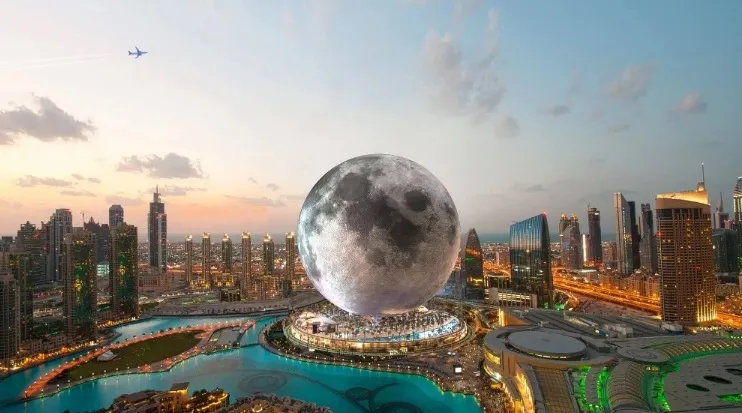 Dubai construiește o mega-stațiune gigantică în formă de lună! Investiție colosală