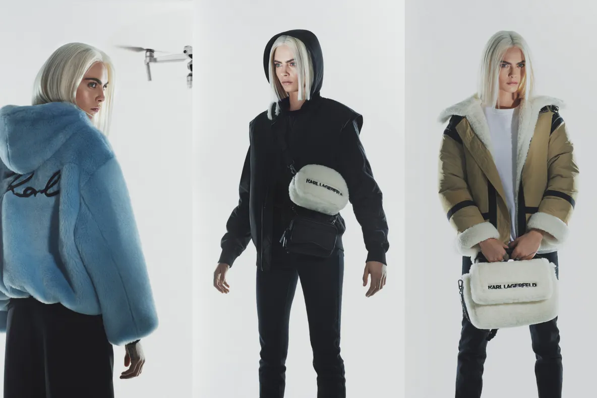 Cara Delevingne propulsează estetica emblematică a lui Karl Lagerfeld într-o nouă eră a modei