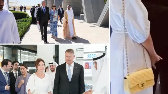 Ce preț are geanta de lux purtată de Carmen Iohannis la vizita din Emiratele Arabe Unite