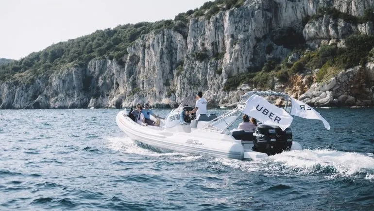Uber lansează un serviciu de închiriat ambarcațiuni private în Mykonos
