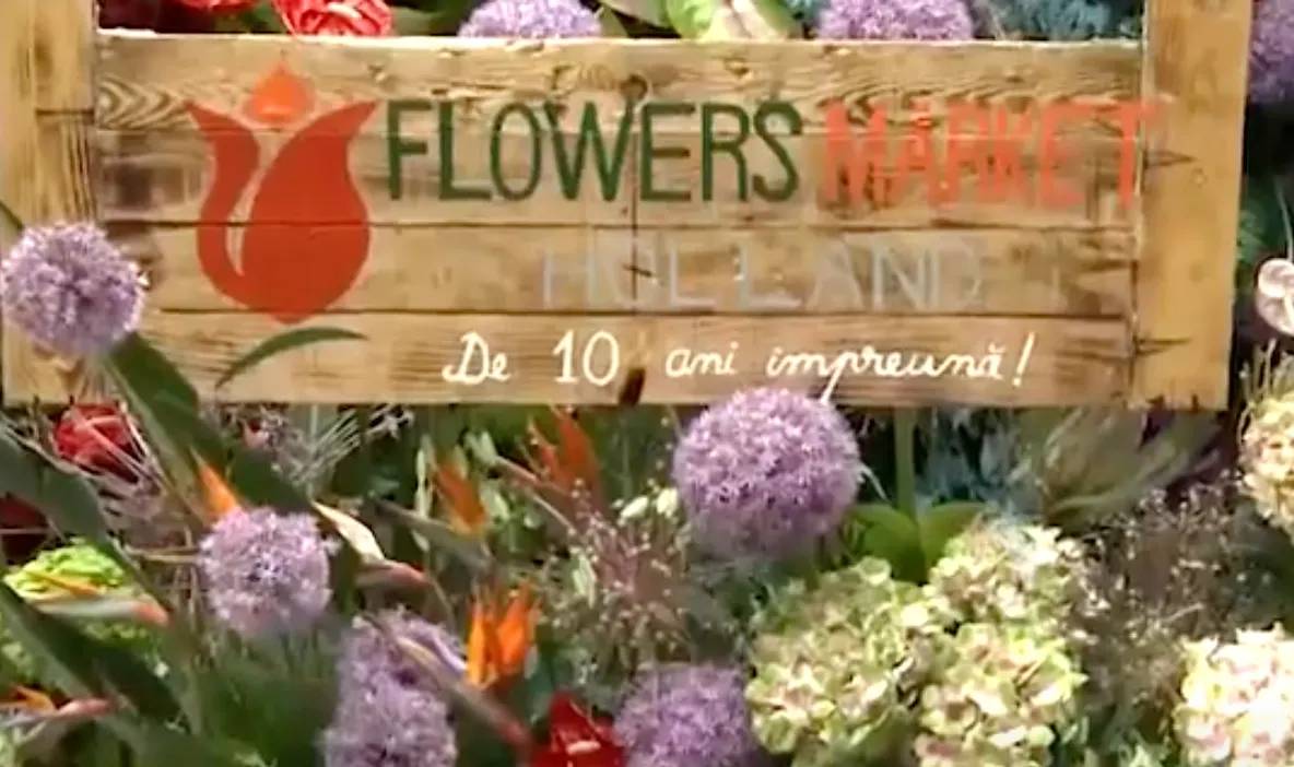 Flowers Market Holland - cel mai mare depozit de flori din Capitală a împlinit 10 ani VIDEO