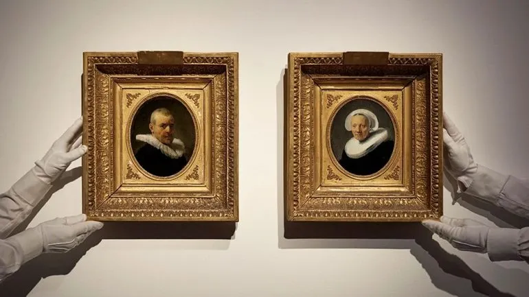 Portretele necunoscute ale lui Rembrandt dintr-o colecție privată intră sub ciocan