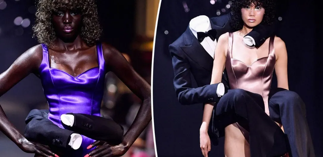 Modelele Viktor & Rolf trag „bărbații” pe catwalkul Săptămânii Modei de la Paris