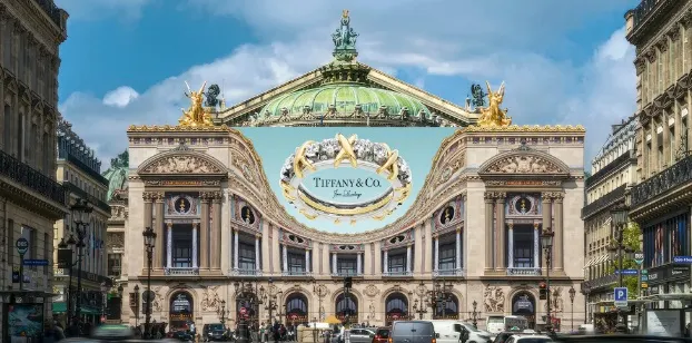 Tiffany & Co. și artistul Paul Rousteau „îmbracă” Opéra Garnier
