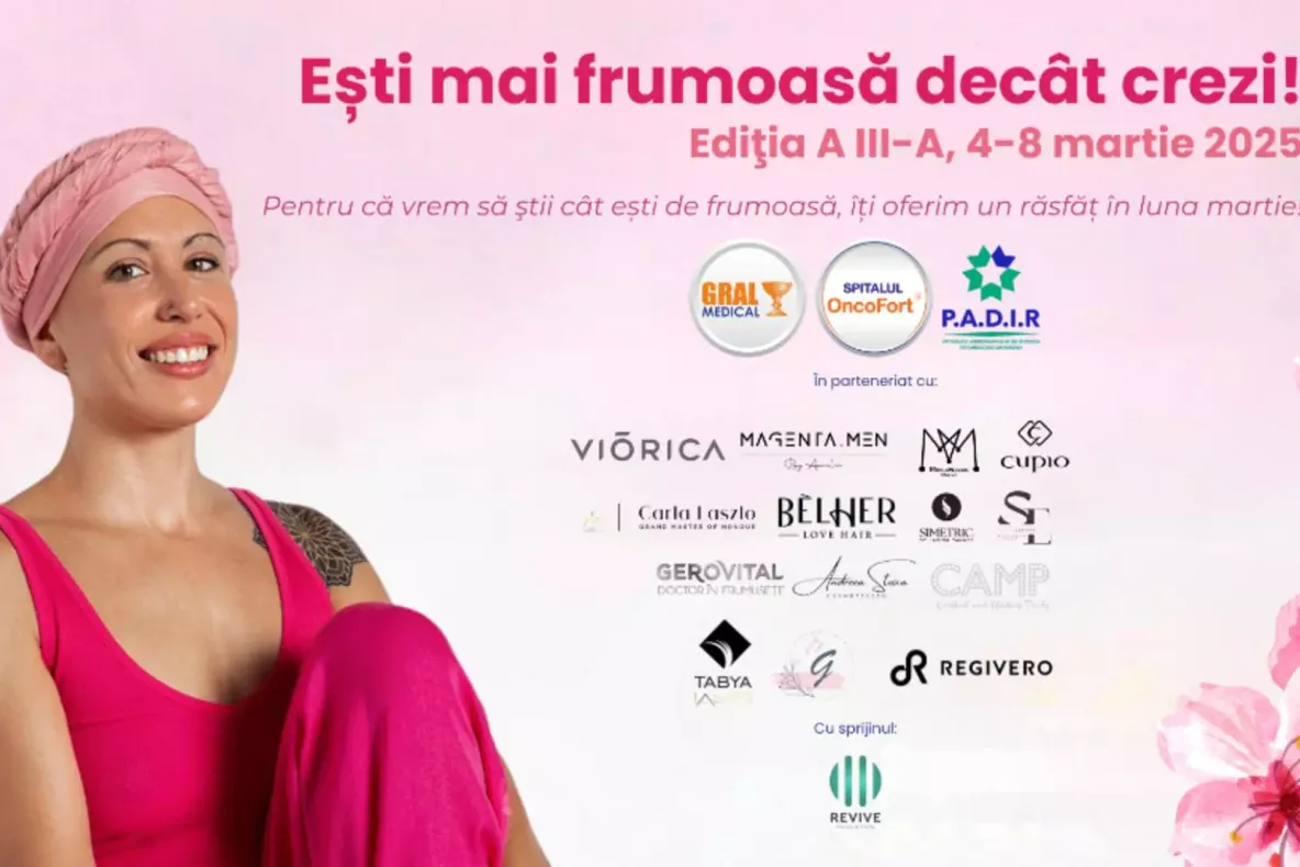 “Ești mai frumoasă decât crezi” - campania GRAL Medical & OncoFort și P.A.D.I.R. a ajuns la ediția a III-a