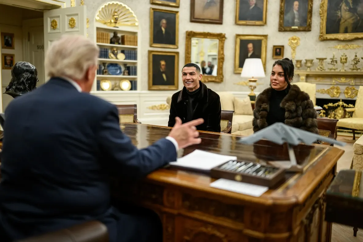 Cum s-a îmbrăcat Georgina Rodriguez la întâlnirea cu Donald Trump de la Casa Albă