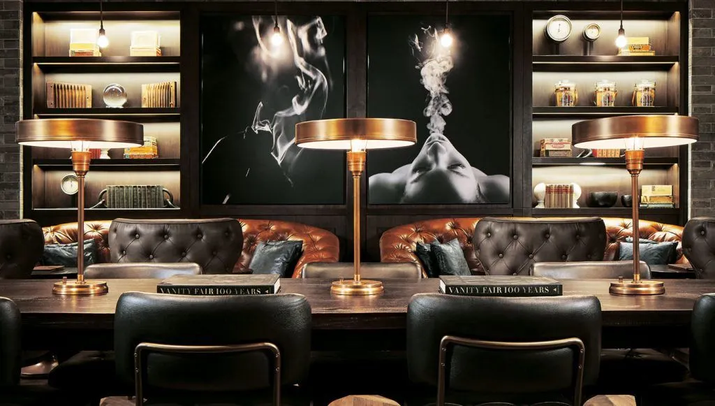cigar room