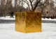 Un artist a plasat un cub de aur de 11,7 mil. $ în Central Park
